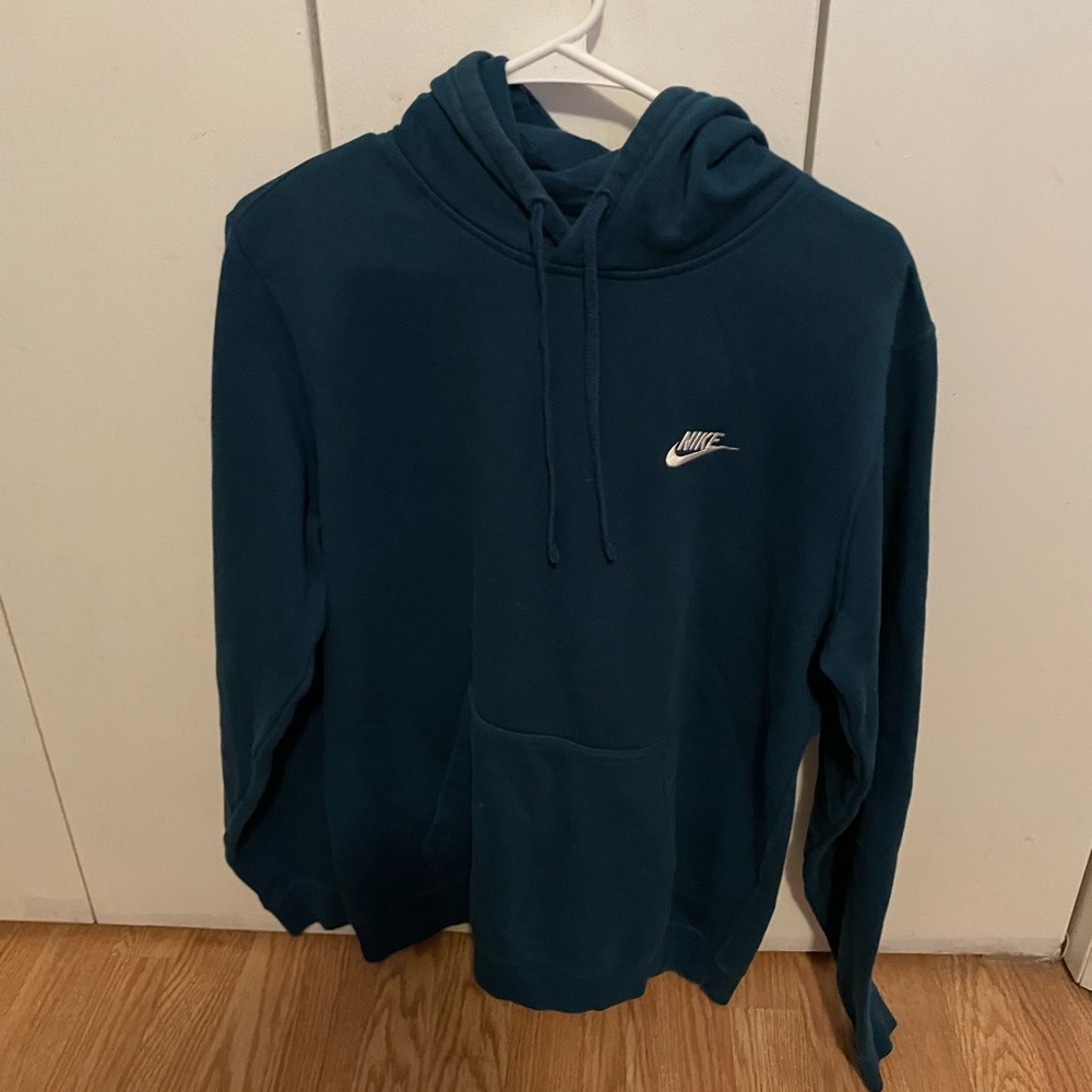 Nike Men's Teal Hoodie
